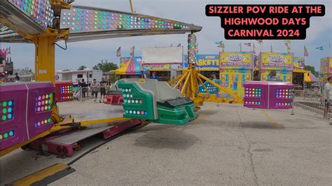 Sizzler Pov Ride At The Highwood Days Carnival 2024 Youtube