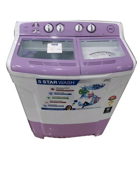 Wsedge 8 0 Tb3 M Lvdr Semi Automatic Godrej 8Kg Capacity Washing