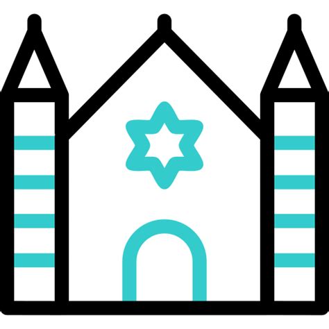 Synagogue Basic Accent Outline icon