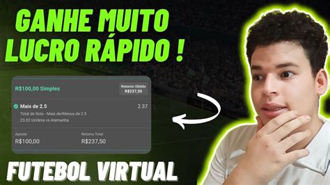 Bet Alavancagem R Pida No Futebol Virtual M Todo Infal Vel Youtube