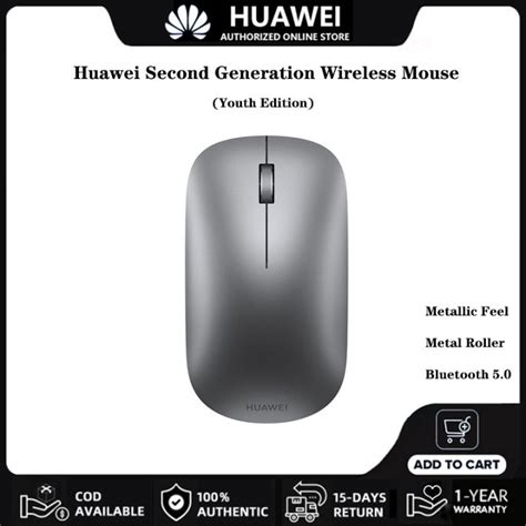 Huawei Bluetooth Wireless Mouse Second Generation Mice Cd23 Youth