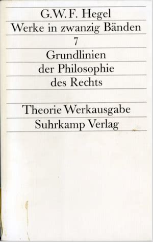 Hegel Georg Wilhelm Friedrich Werke Vol 7 Hannah Arendt Personal