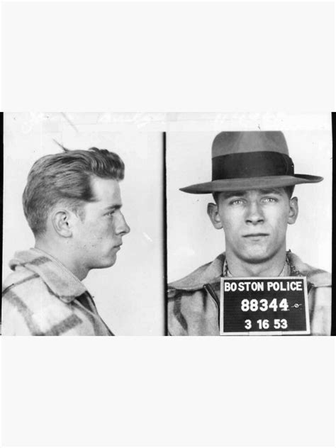 James Whitey Bulger Mug Shot 1953 Horizontal Premium Matte Vertical Poster