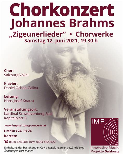 Johannes Brahms Zigeunerlieder IMP Salzburg