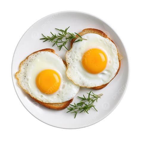 Dos Huevos Fritos Para Un Desayuno Saludable Png Huevo Lámina Desayuno Png Imagen Para