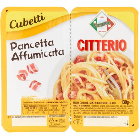 Pancetta Affumicata A Cubetti Citterio G Coop Shop