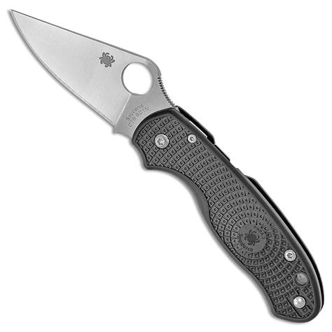 Spyderco Para 3 Lightweight Compression Lock Black Frn Handle Satin