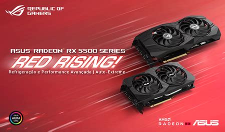 ASUS anuncia novas placas gráficas ROG Strix e Dual Radeon RX 5500 XT