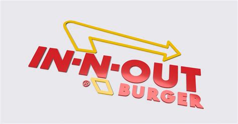 In N Out Burger Logo By Toxicmaxi Download Free Stl Model