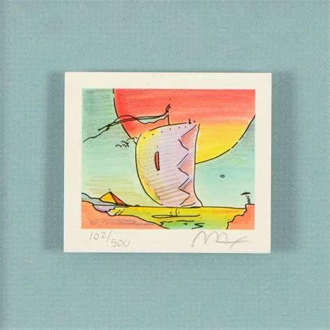 Quantas Cartas De Cada Naipe Tem No Baralho - "Sailboat Series IV" - Peter Max Gallery - 243559 | Qart.com