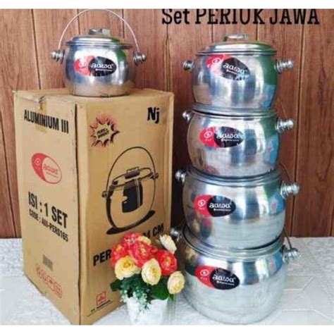 Jual Panci Periuk Jawa Maspion Susun Panci Set Shopee Indonesia