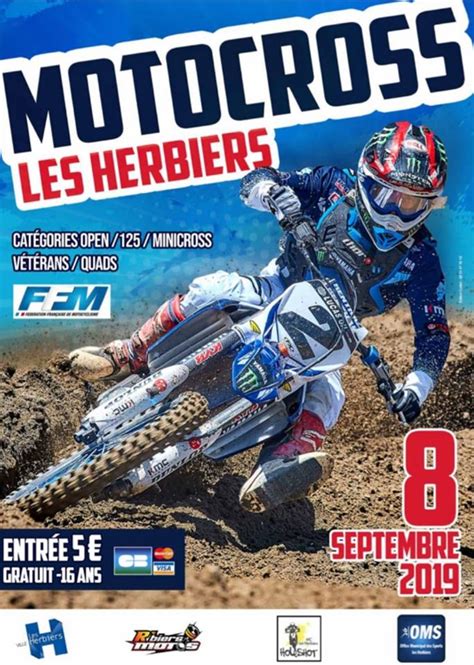 Info Motocross épreuve Les Herbiers 85 8 septembre Ligue