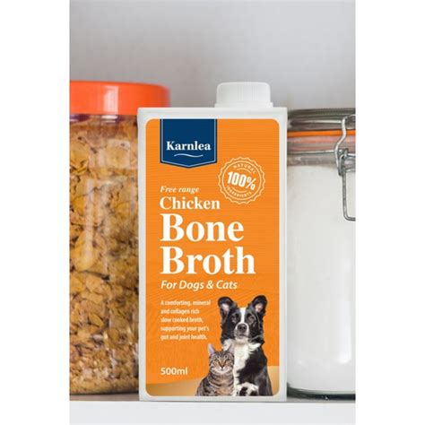 Karnlea Bone Broth Chicken 500ml Stefs Pet Pantry