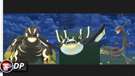 Blackest Shiny Event In Pokemon Go Rayquaza Kyogre Groudon In