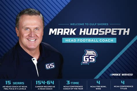 WKRG | Gulf Shores High School announces Mark Hudspeth as head football ...