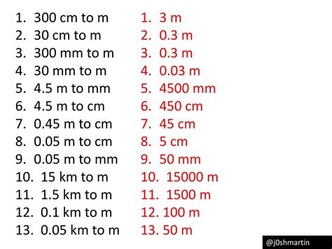 Metric Unit Conversion Lengths Ppt Download