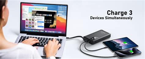 EASYLONGER 65W Laptop Power Bank EL250 25000mAh Portable Laptop