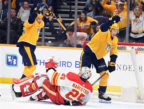 Calgary Flames Post-Game: Flames fall short in Nashville, lose 2-1