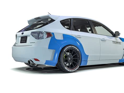 Fenderist Spec S 30mm Rear Fender Flares Set Wide Body Kit Subaru Impreza Gh 07 12