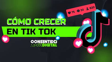 C Mo Crecer En Tik Tok Youtube