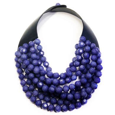 Rossana Fani Jewelry Statement Necklace Beaded Necklace