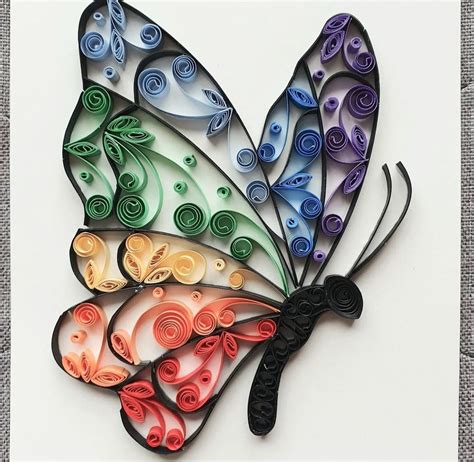 Butterfly Quilling Art D Art Great Wall Decor Nursery Decor