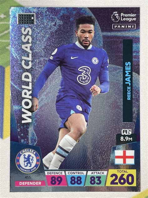 455 Reece James Chelsea World Class Panini Premier League Adrenalyn XL