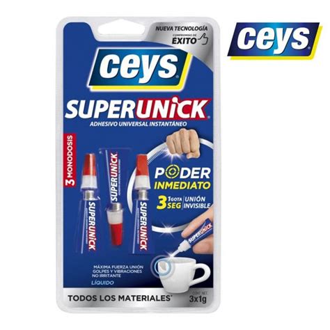 Ceys Cola Instantânea Transparente 3x1gr EDM95770 Kuantokusta