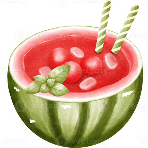 Watermelon Watercolor Collection 47445879 Png