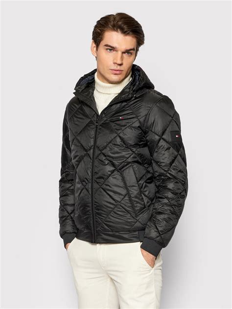 Tommy Hilfiger Daunenjacke Diamond Quilted Mw Mw Schwarz Regular