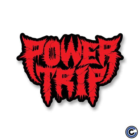 Power Trip "Spikey Logo" Die Cut Sticker – Cold Cuts Merch