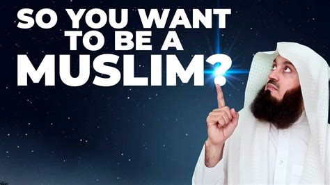 How To Become A Muslim Joining Islam Mufti Menk NEW