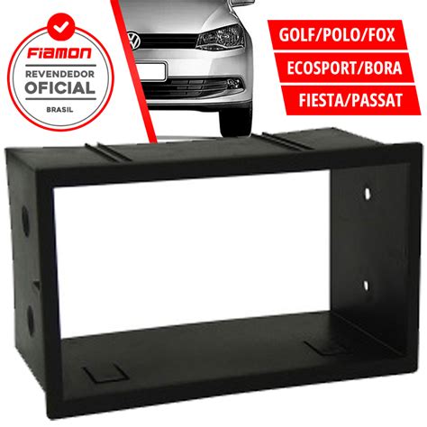 Moldura 2 Din Mp5 Fiamon Para Polo Golf Fox Ecosport Fiesta Shopee Brasil