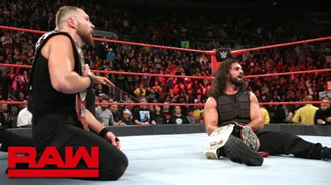 Mcintyre And Ziggler Vs Rollins And Ambrose Raw Tag Team Championship Match Raw Oct 22 2018