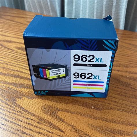 4 Pack 962xl 962 Ink Cartridge For Hp Officejet Pro 9010 9015 9018 9020 9025 Xl Ebay