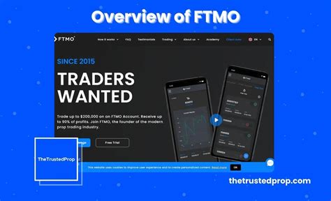 Overview Of Ftmo Forex Prop Firm The Trusted Prop