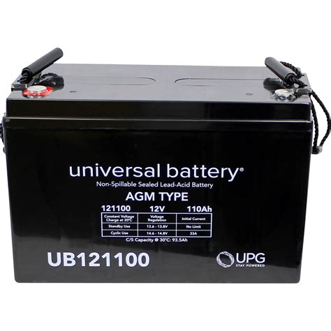 Upg Universal Sealed Lead Acid Battery Agm Type V Amps Model