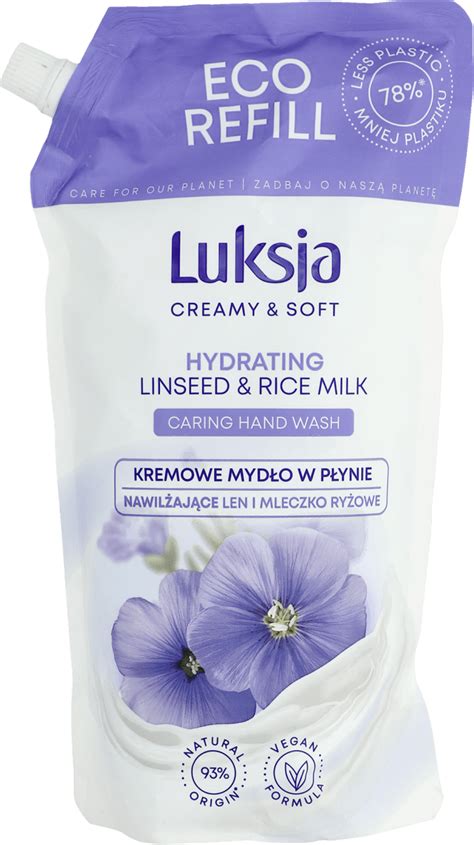 Luksja Mydło w płynie Linseed zapas 900 ml kupuj online zawsze w