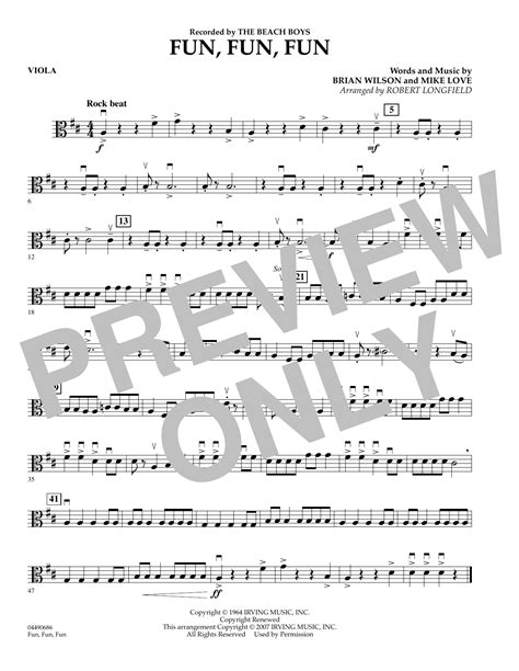 Fun Fun Fun Viola By Robert Longfield Sheet Music For Orchestra At