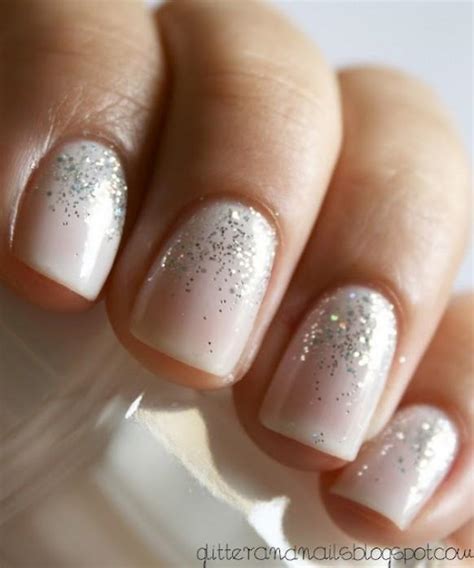 Sparkle And Glitter Wedding Bridal Nail Designs And Wedding Nail Art