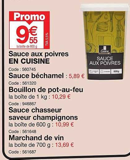 Promo Sauce Aux Poivres En Cuisine Chez Promocash Icatalogue Fr