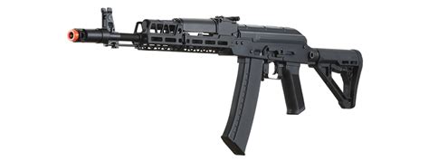 Lancer Tactical Ak74 Full Metal Aeg Airsoft Rifle W 105 Inch Cnc M Lok Handguard And Delta