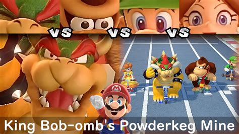 Super Mario Party Bowser Vs Donkey Kong Vs Luigi Vs Daisy 79 King Bob