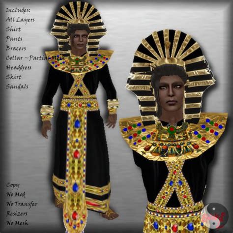 Second Life Marketplace Evaki Mens Egyptian Costume