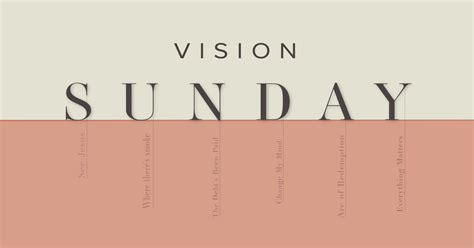 Vision Sunday Sermons Highland Baptist Church