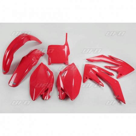 Kit Plastiche Honda CRF 250 2006 2007 Ufo Colore Rosso 5 Pezzi