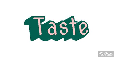 Taste Word Animated  Logo Designs