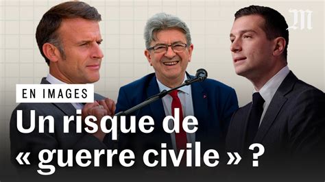 Législatives Emmanuel Macron évoque un risque de guerre civile en