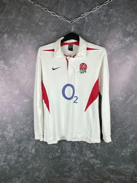 Nike × Soccer Jersey × Vintage Vintage England Rugby Jersey Nike O2 ...