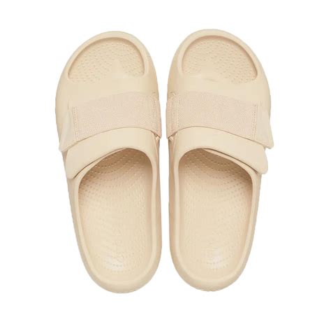 Crocs Mellow Luxe Recovery Slide Unisex Krem Terlik Yal Spor